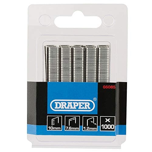 Image of Draper 66085 1000 Staples in Box, 10mm