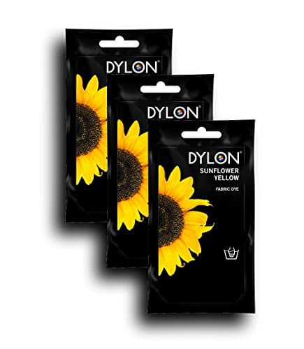 Image of DYLON Sunflower Yellow Hand Fabric Dye 3 Pack