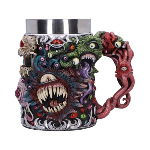 Image of Nemesis Now Dungeons & Dragons Beholder Tankard, Fantasy Role-Playing Drinkware, Officially Licensed D&D Merchandise