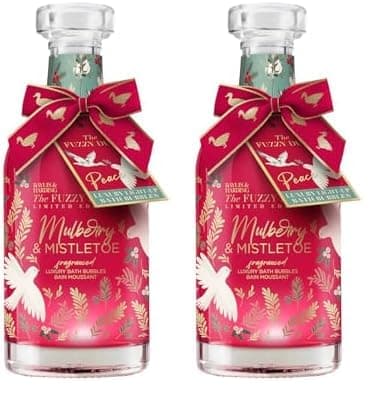 Image of Baylis & Harding The Fuzzy Duck Winter Wonderland Light Up Bath Bubbles Decanter Gift - Vegan Friendly (Pack of 2)