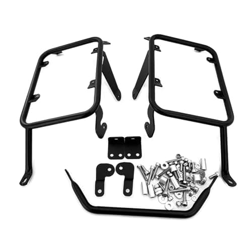 Image of For NC750X NC750S Motorcycle Side Saddle Bag Support Guard Bars Mounting Brackets Pannier Racks Carrier Motorcycle Rear Rack(Black)
