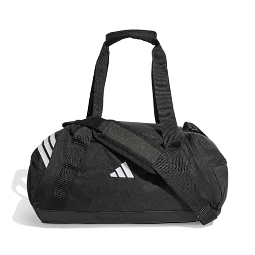 Image of adidas Unisex TIRO Duffle Bag Small, Black/White, One Size