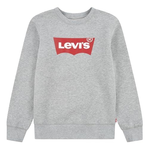 Image of Levi's Kids -Batwing Crewneck Sweatshirt Boys, Grey, 14 Years