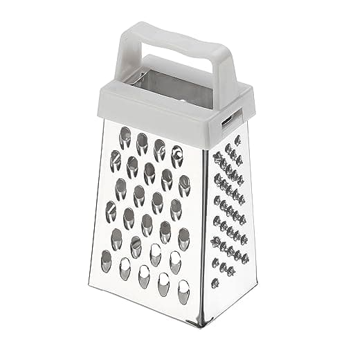 Image of Chef Aid Mini Grater, Efficent Kitchen Gadget, Perfect for Grating Garlic, Nutmeg, Chocolate, and Parmesan, Dishwasher Safe, Metallic, 6,6 x 3,8 x 2,8 cm