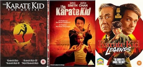 Image of The Karate Kid 6 Movie Collection DVD - The Karate Kid 1-4 DVD / The Karate Kid [2010] / Karate Kid: Legends DVD - The Karate Kid Complete Collection DVD