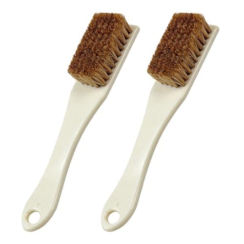 Image of 2-Pack Climbing Brush Set - Thick Boar's Hair Bristles for Rock Climbing, Bouldering & Gym Training - Durable Chalk Brush for Optimal Grip & Performance on Climbing Walls