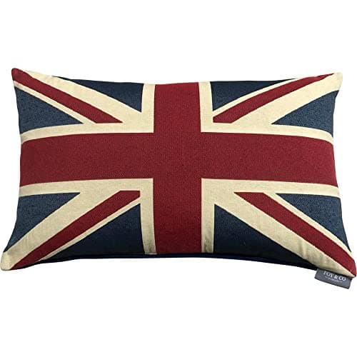 Image of Union Jack Cushion Cover 40x60cm British Flag