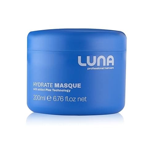 Image of Luna Professional Haircare Hydrate Masque - Deep Conditioning Mask for Frizzy & Color-Treated Hair - Weekly Beauty Routine for Damaged, Coarse Hair - Restores Moisture & Elasticity - 200ml