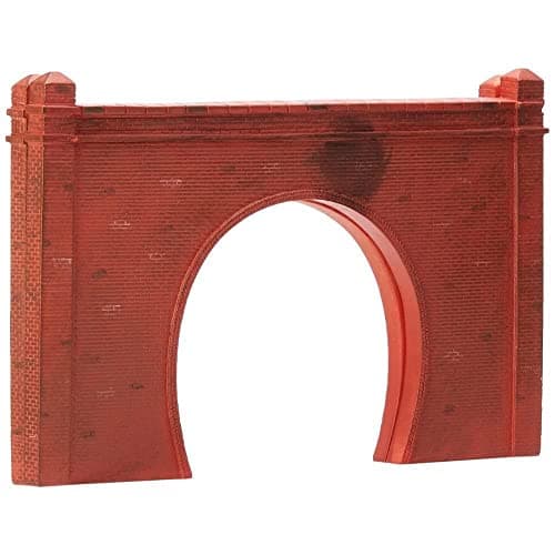 Image of Hornby R8510 Skaledale 00 Gauge Tunnel Portals Single (Brick), Red, 160 x 105 mm