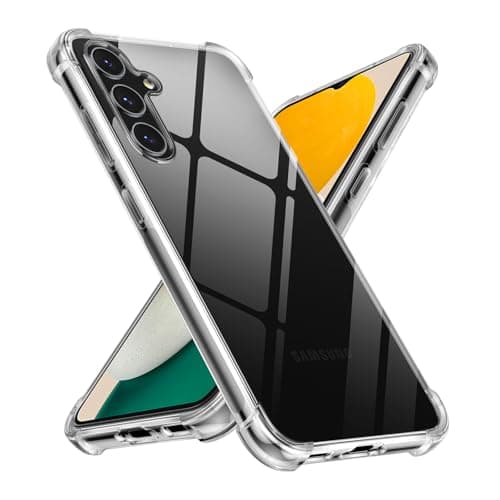 Image of Yxnvixn Clear Case for Samsung Galaxy A13 5G Case,Advanced Airbag Drop Protection Cover,Anti-Yellowing Anti-Scratch Transparent Soft Shockproof TPU Bumper Phone Case for Samsung A13 5G 6.5 Inch