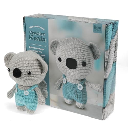 Image of Rex London Make Your Own Crochet Animal Kit - Koala