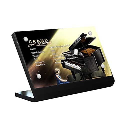 Image of Acrylic Display plaque for LEGO® Grand Piano 21323 (Lego Set is not Included)