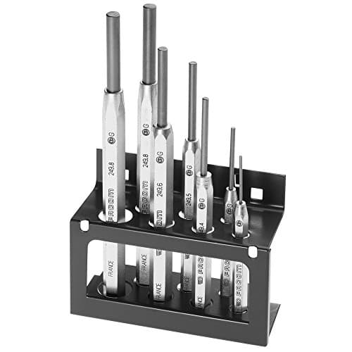 Image of FACOM 249.JS7 Pin Punch Set 7 Pieces with Stand