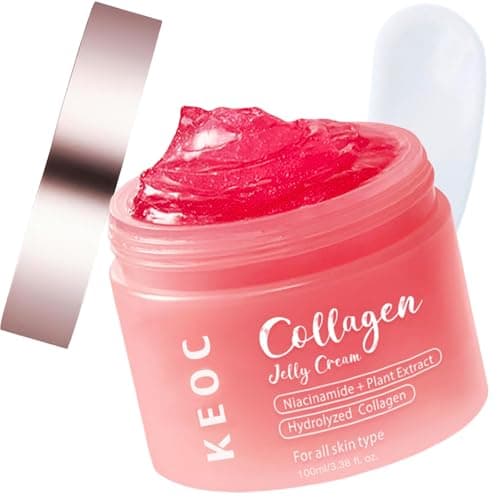 Image of Collagen Jelly Cream, Day Night Cream With Niacinamide & Freeze Hydrolyzed Collagen Face Cream, Anti Wrinkle Face Cream, Korean Moisturiser, Elasticity & 24H Glow & Lifted, Korean Skincare