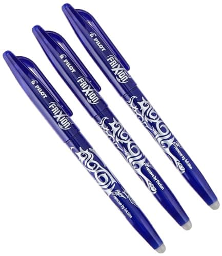 Image of Pilot FriXion Erasable Rollerball Pens - Blue - Pack of 3