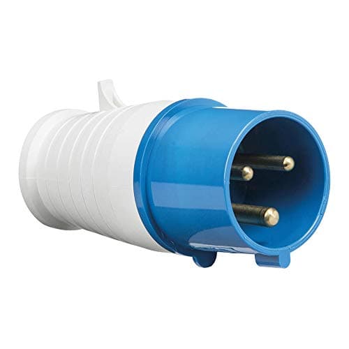 Image of Knightsbridge IN0011 Plug, 2P+E, 240 V, IP44, 32 A, INAV0011, Blue