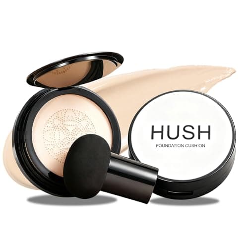 Image of Foundation for Older Women | Warm - Perfect for Light/Medium Complexions | Mushroom Head Air Cushion CC Cream - BB Cream Foundation for Mature Skin | Makeup Concealer Long Lasting Full Coverage