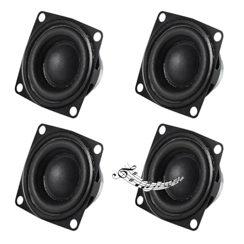 Image of ALMOCN 4PCS 2" 4Ohm 10W DIY Small Full Range Audio Speaker Stereo Woofer Loudspeaker for Arduino and DIY Speaker