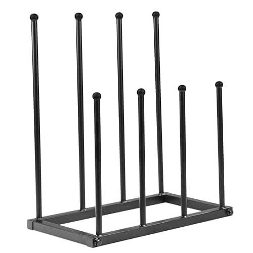 Image of Crystals Welly Boot Rack, Rustproof Boot Rack for 4 Pairs of Wellington Boots, Cast Iron Wellie Boot Holder & Storage - Black