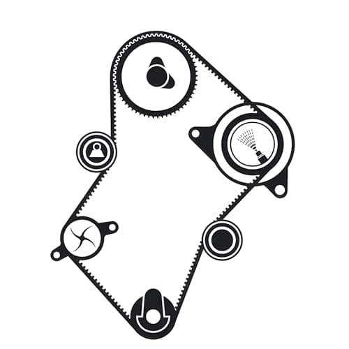 Image of SKF Water Pump And Timing Belt Kit With Gaskets VKMC 03241-2 Height 171 mm Length 271 mm Width 142 mm - OE Quality