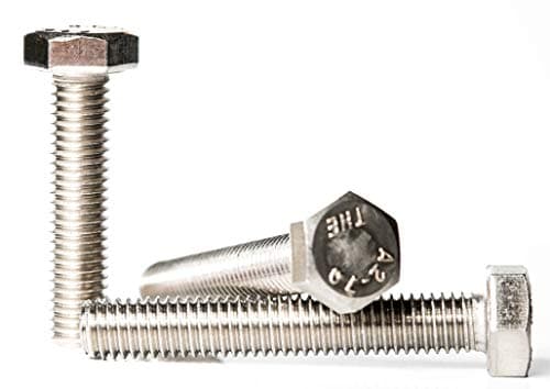 Image of M8 (8mm x 20mm) Hexagon Head Screws Hex Bolts A2 Stainless Steel (Pack of 10) B02BC