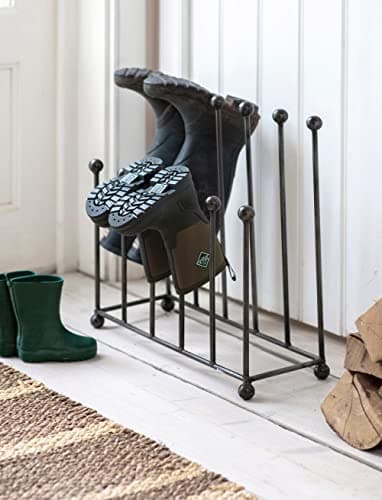 Image of Garden Trading Farringdon Welly Stand Crafted in Steel | Indoor Use Only | H52 X W54 X D20cm