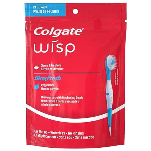 Image of Colgate Wisp Portable Mini-Brush Optic White, Coolmint, 24 Count