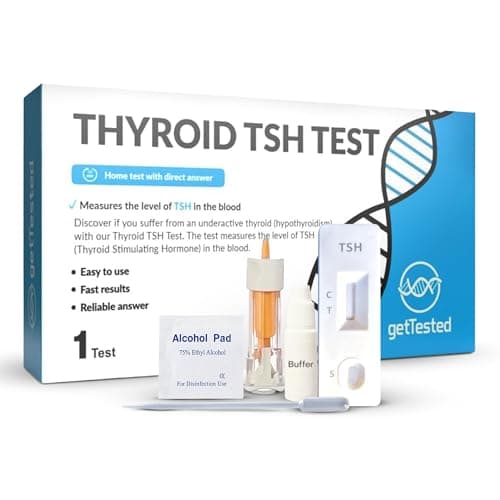 Image of GetTested TSH Thyroid Test Kit – Rapid At-Home Thyroid Testing for TSH Levels – Fast Results – Easy to Use – Accurate and Convenient