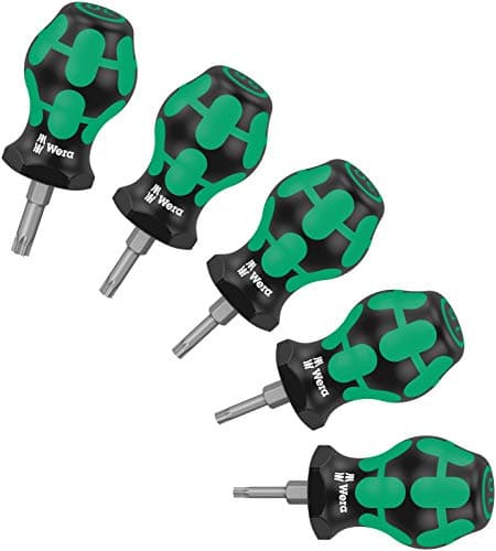 Image of Wera Stubby Set TX 1 Screwdriver Set TORX®, 5 Pieces, 05008876001
