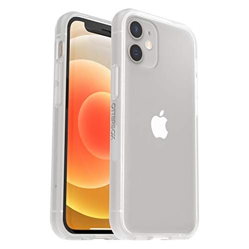 Image of OtterBox React Series Case for iPhone 12 mini, Shockproof, Drop proof, Ultra-Slim, Protective Thin Case, Tested to Military Standard, Clear