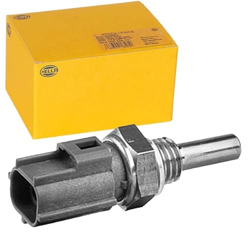Image of HELLA 6PT 009 107-481 Sensor, coolant temperature - 12V - 2-pin connector - Bolted - with seal