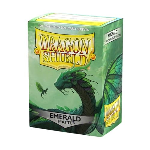 Image of Dragon Shield | Standard Size Card Matte Sleeves | 100 CT - Smooth & Tough Premium TCG Sleeves | Compatible with Pokemon, Flesh & Blood, One Piece & Magic the Gathering | Emerald