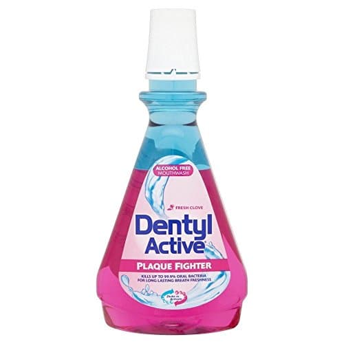 Image of Dentyl Active Plaque Fighter Alcohol Free Mouthwash Clove (500ml) - Pack of 2