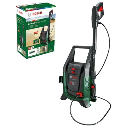 Image of Bosch Cordless and Mobile High-Pressure Washer UniversalAquatak 36V-100 (for Cleaning at Home Or Away; 36 Volt System; Up to 45 Mins Run Time; Without Battery)