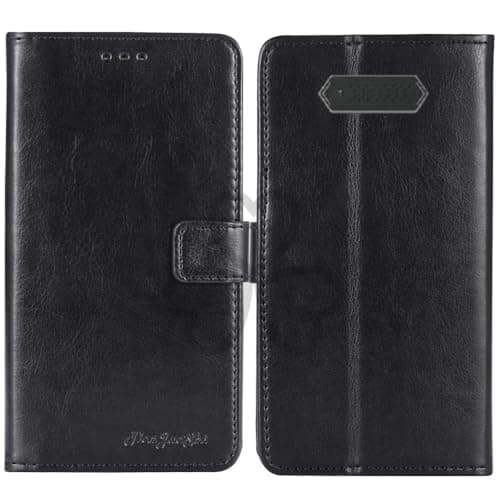 Image of TienJueShi Black Book Stand Retro Business Flip Leather Protector Phone Case Cover Etui Wallet For AGM M9 4G 2.4 inch