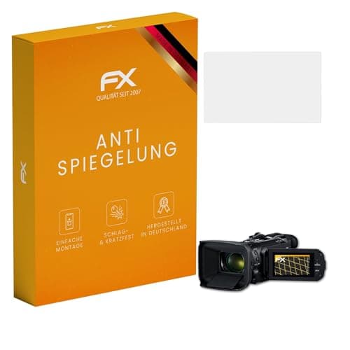 Image of atFoliX Screen Protector compatible with Canon Legria HF G60 Screen Protection Film, anti-reflective and shock-absorbing FX Protector Film (3X)