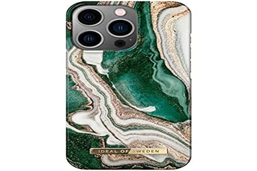 Image of IDEAL OF SWEDEN iPhone 13 PRO Fashion Case Golden Jade Marble