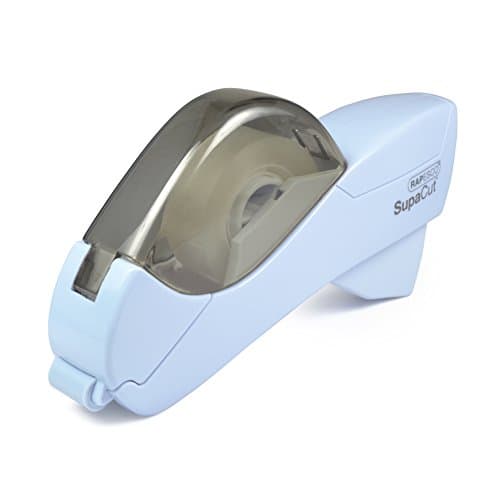 Image of Rapesco 1442 SupaCut Tape Dispenser with 2 Tape Rolls, Powder Blue
