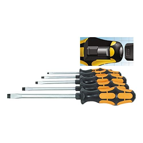 Image of Wera Screwdriver Set with Impact Cap and Kraftform Handle 5 Pieces
