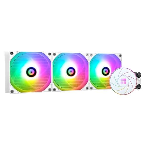 Image of Thermalright AQUA ELITE 360 White ARGB Liquid CPU Cooler, 360mm aio, 3x120mm PWM Fans, for AM4/AM5, Intel LGA1150/1151/1155/1156/1200/2011/1700/1851,White CPU Water Cooling
