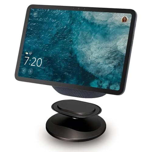 Image of Adjustable Stand for Amazon Echo Show 8 (4th Gen) & 11(newest gen), Magnetic Desk Holder for Smart Display, 360-Degree Tilt and Non-Slip Base, Black