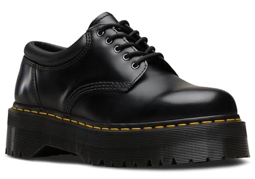 Image of Dr. Martens Women's Quad Platform Snow Boots, Black (Black 24690001), 6