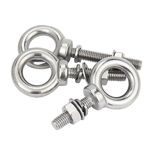Image of 5 set M3×12mm 304 stainless steel Lifting Ring Eye Bolt Ring Screw Marine Weight Lift