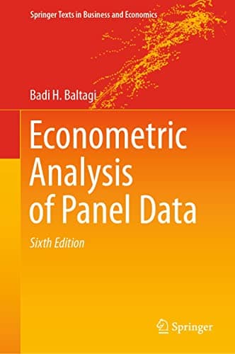 Image of Econometric Analysis of Panel Data (Springer Texts in Business and Economics)