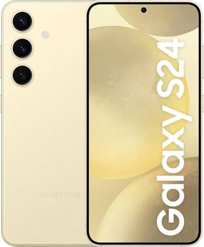 Image of Samsung Galaxy S24 256GB Amber Yellow Unlocked (Renewed)
