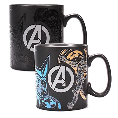 Image of Marvel - Heat Change Mugs - Marvel Avengers Heat Changing Mug - Team