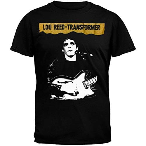 Image of Lou Reed - Mens Transformer T-Shirt - Medium Black