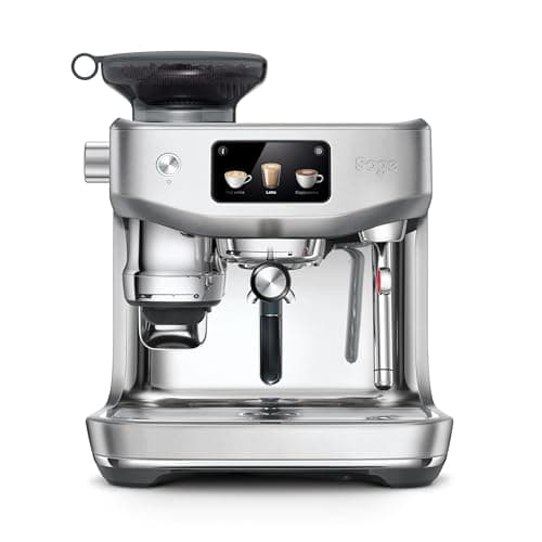 Image of Sage - The Oracle Jet, Professional Coffee Machine with Manual and Automatic Milk Frother - With Knock Box, Milk Jug and Portafilter - 14 Pre-sets, 2.3L Water Tank, 1600 W, Stainless Steel