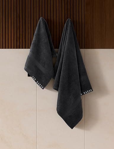 Image of Ted Baker Plain Dye Towel Black