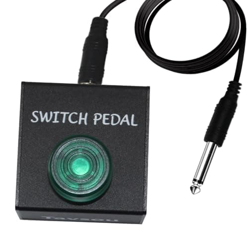 Image of Tavsou Tap Switch Pedal for Guitar Effect Pedal Footswitch With TS Cable (Latch Tap Switch)